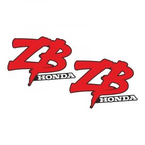 Aufklebersatz Tank Honda ZB50