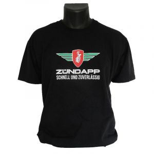 T-Shirt Zundapp Schwarz Schnell Und Zuverlässig
