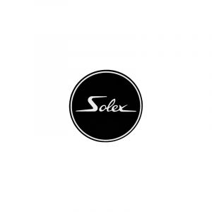 Aufkleber Solex Logo Rund Schwarz/Weiß 41MM