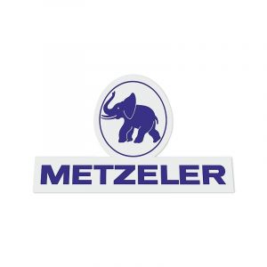 Aufkleber Logo Metzeler 90X50MM