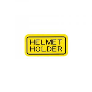 Aufkleber "Helmet Holder" Honda MT/MB Gelb