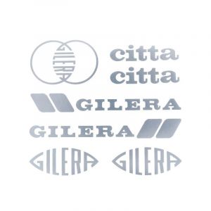 Aufklebersatz Gilera Citta Chrom 7-Stück