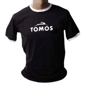 T-Shirt Tomos Classic Schwarz/Weiß - Large