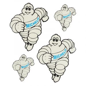 Aufklebersatz Michelin Logo 4-Teilig
