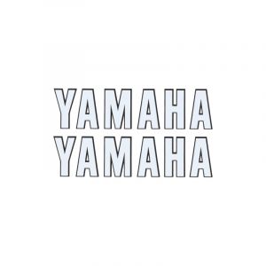 Aufklebersatz Yamaha Weiß Klein