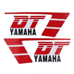 Aufklebersatz Yamaha DT50MX Rot/Schwarz/Weiß