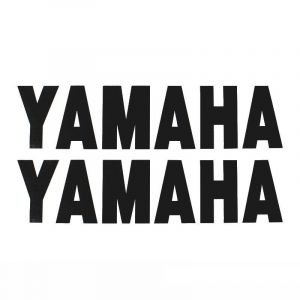 Aufklebersatz Yamaha Schwarz Groß