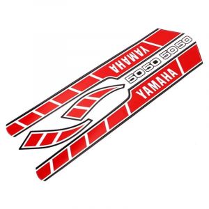 Aufklebersatz Yamaha RD50M Rot/Weiß