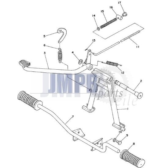 Hauptständer Yamaha FS1 DX