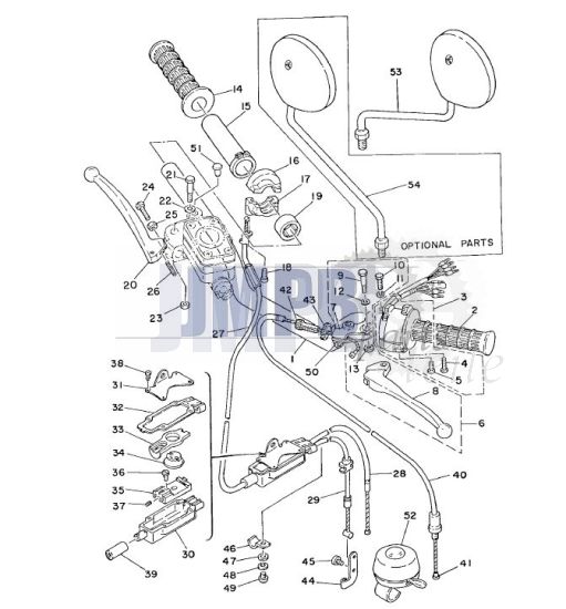 Hebel / Griffen Yamaha FS1 DX