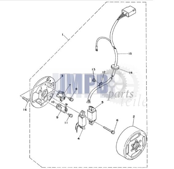 Zündung Yamaha FS1 DX