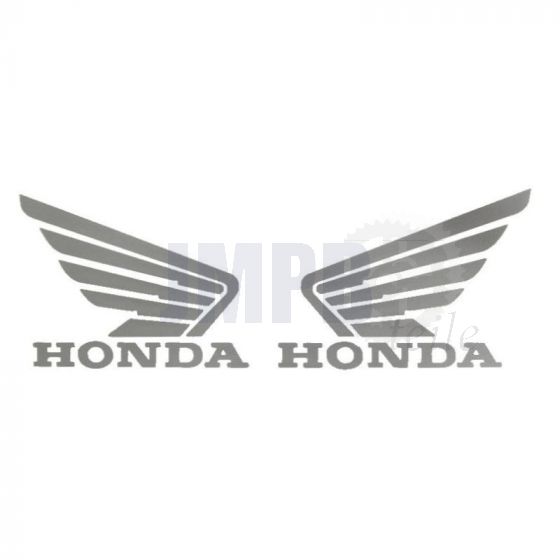 Aufklebersatz Honda Flügel Grau 105X85MM