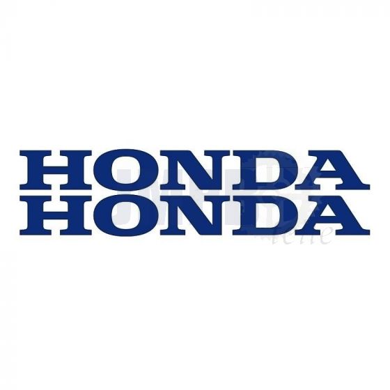 Aufklebersatz Honda Wort Blau 22CM