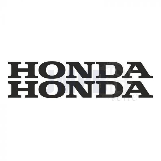 Aufklebersatz Honda Wort Schwarz 22CM
