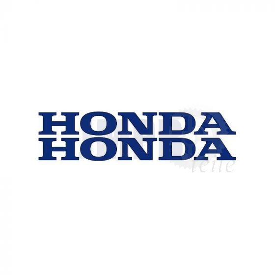 Aufklebersatz Honda Wort Blau 12CM
