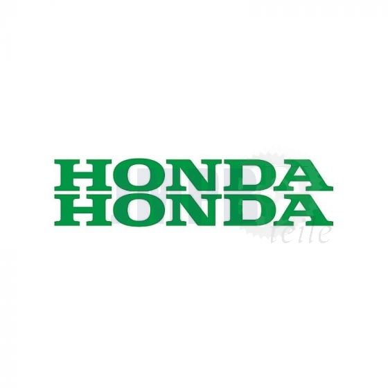 Aufklebersatz Honda Wort Grün 12CM