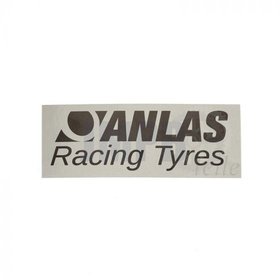 Aufkleber Anlas Racing Tyres Grau 100X38MM