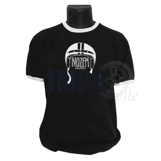 T-Shirt Nozem Schwarz/Weiß