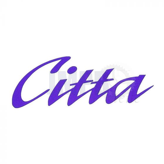 Aufkleber Citta Violett 10CM