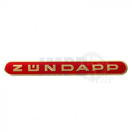Tankemblem Zundapp Rot/Gold