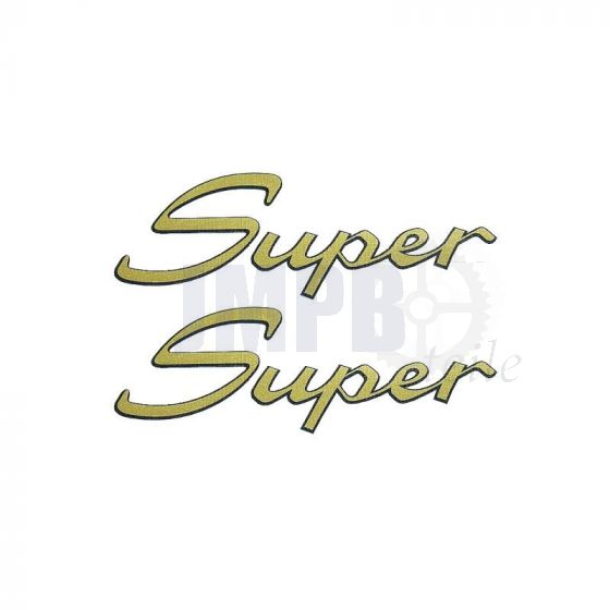 Aufklebersatz Kreidler Super Gold 100X40MM