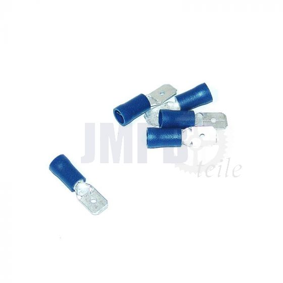 Flachstecker Isoliert Blau 6.3MM A-Qualität