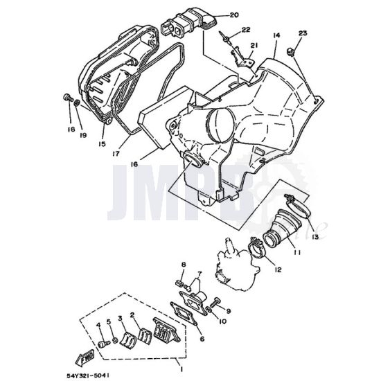 Einlass System Yamaha DT50MX