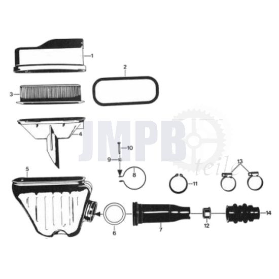 16. Zundapp 529 Filterkasten