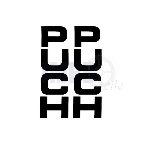 Aufklebersatz Gabel Puch Maxi Schwarz 26X94MM