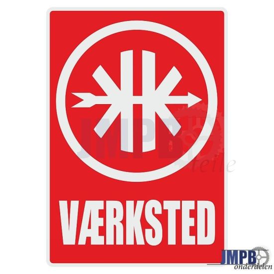 Vaerksted Aufkleber Kreidler Danish