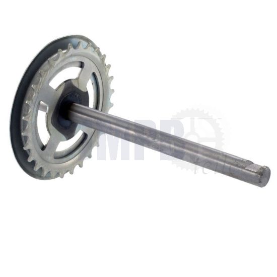 Pedalwelle Vespa Ciao PX 28 Zähne