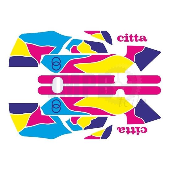Aufklebersatz Gilera Citta Funny Cerise