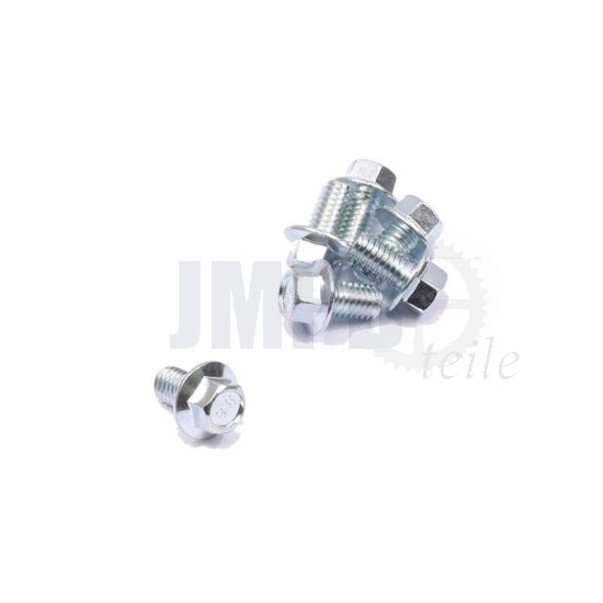 Flanschbolzen Verzinkt M6X10 SW8