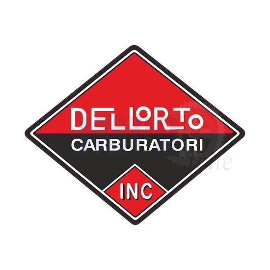 Aufkleber Dellorto Vintage 85X70MM