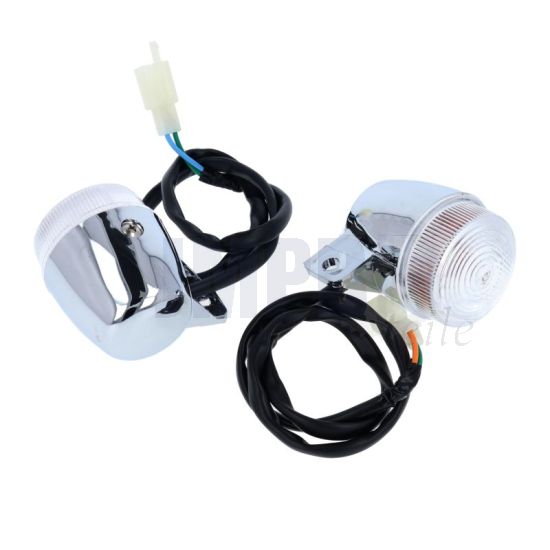 Blinkersatz Retro Chrom