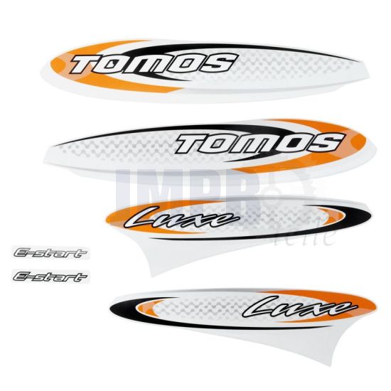 Aufklebersatz Tomos Luxe E-Start