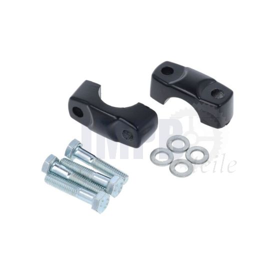 Lenkerklemme Satz Honda MT50 Schwarz