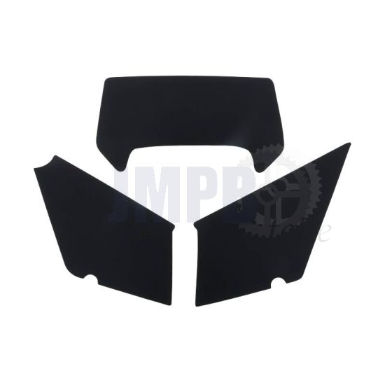 Aufklebersatz Honda MT50 Schwarz 3-Teilig