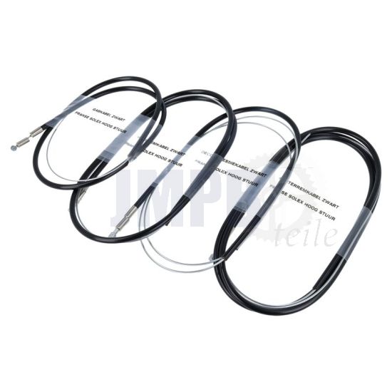 Kabelsatz French Solex Hoher Lenker Schwarz