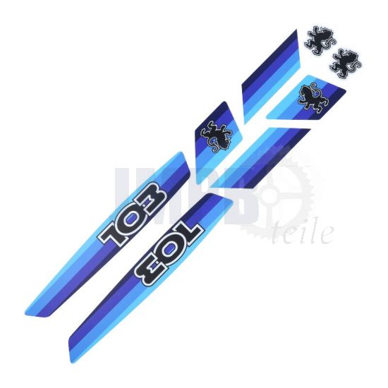 Aufklebersatz Peugeot 103 Blau