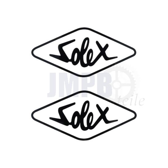 Aufklebersatz Solex Schwarz 70X33MM