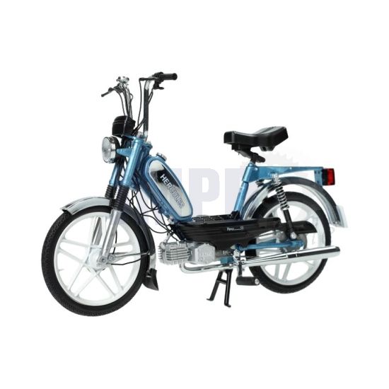 Modell Hercules Prima 5S im Maßstab 1:10 Blau Metallic 