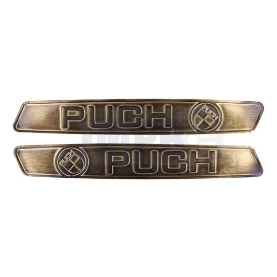 Tank Transfersatz Puch Maxi Gold Metall