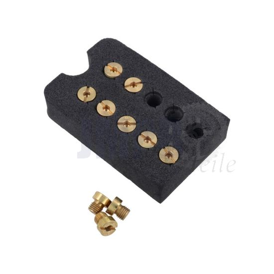 Düsensatz Dellorto 6MM 10 Stück 100-122