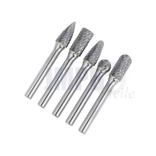 Stiftfräsersatz 5-Teilig