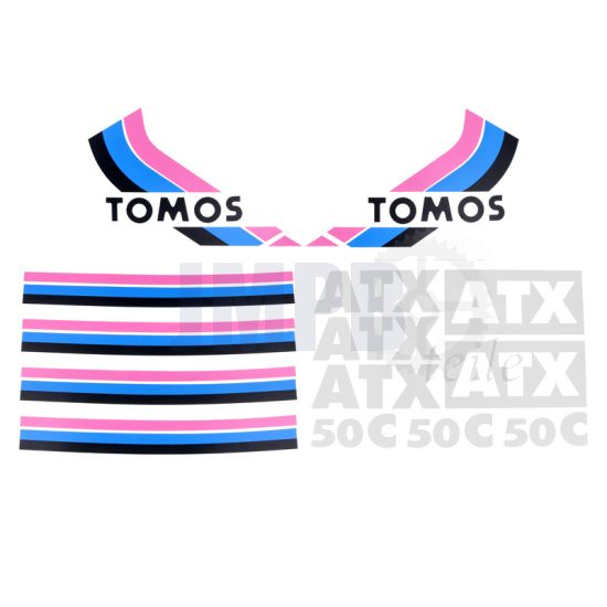 Aufklebersatz Tomos ATX 50C