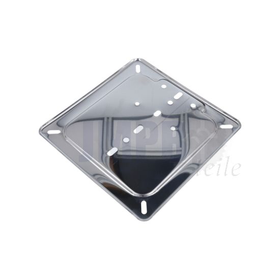 Kennzeichenhalter Motorrad Chrom Classic