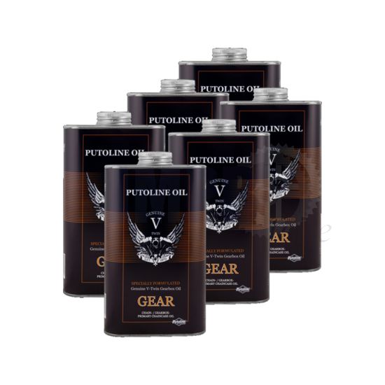 Putoline Genuine V-Twin Gearbox Oil -  6 Stück