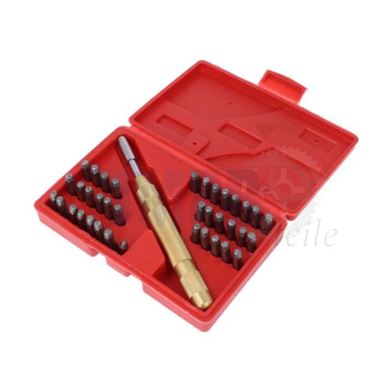 Schlag Briefe + Zahlen 38 Stück