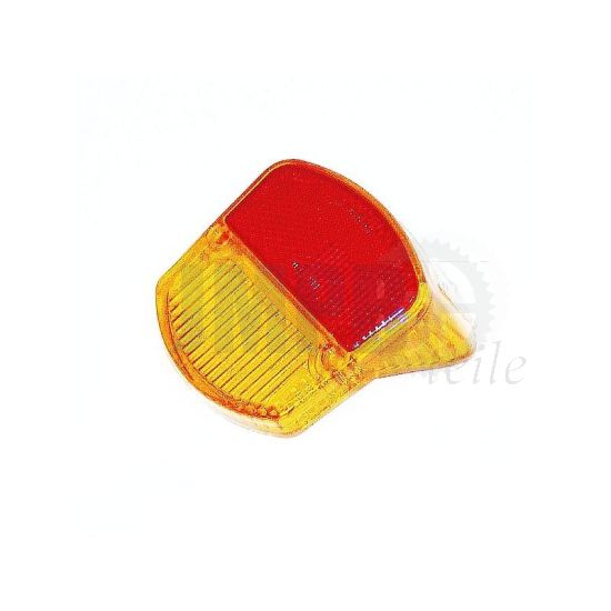 Rücklicht glas Schweine Schnauze Orange/Rot